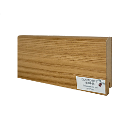 Плинтус МДФ DeArtio Best B302-25 Скандинавский дуб 80х16х2050, 1 м.п.