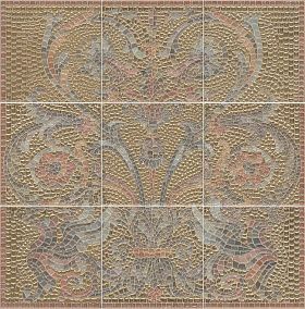 Панно Kerama Marazzi HGD/B99/9x/17000 Виченца золото, 9 частей 15х15 (размер каждой части) 45х45