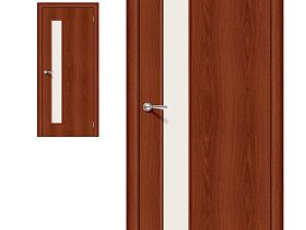 Межкомнатная дверь Браво Финиш Флекс Gost Гост-3 Л-11 (ИталОрех) Magic Fog с усилением