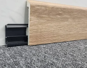 Напольный плинтус Winart HDPS 80 мм 013 Байкал (80х20х2000 мм), 1 п.м.