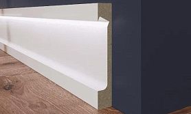 Напольный плинтус с подсветкой Evrowood PN 104 LED (100х16х2000мм), 1 м.п.