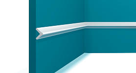 Молдинг Перфект Плюс гладкий P11 20х20х2000 мм, 1 м.п.