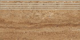 Керамогранит Kerranova Ступень Terra К-52/LR/st01 коричневый лаппатированный 29.4х60, 1 кв.м.