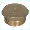 Латунная заглушка с наружной резьбой Rinaldi