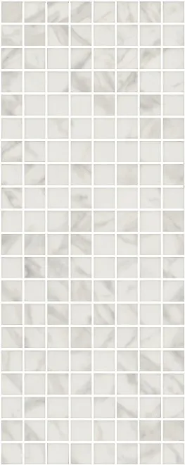 Декор Kerama Marazzi MM7203 Алькала белый мозаичный 20х50
