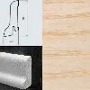 Плинтус шпонированный Burkle Ясень 60x22, 1 м.п.