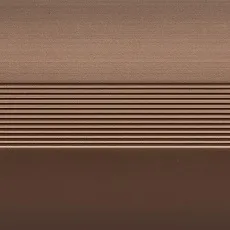 Порог (стык) Русский профиль  разноуровневый анодированный, 28*1800 мм, Шампань матовая