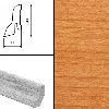 Плинтус шпонированный Burkle Вишня 40x22, 1 м.п.