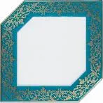 Декор Kerama Marazzi HGD/C250/18000 Клемансо бирюзовый 15х15