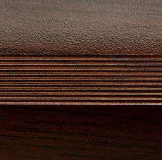 Порог (стык) Русский профиль Т-образный декорированный, 13*900мм, Орех тёмный