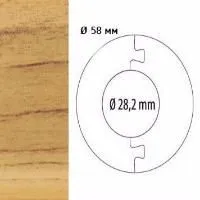 Розетки для труб Cezar 28,2мм 92