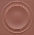 Декор Kerama Marazzi OBE003 Аква Альта 2 красный матовый структура 20x20x0,95