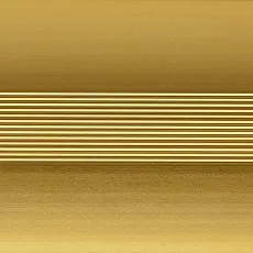 Порог (стык) Русский профиль  разноуровневый анодированный, 38*1800 мм, Золото матовое